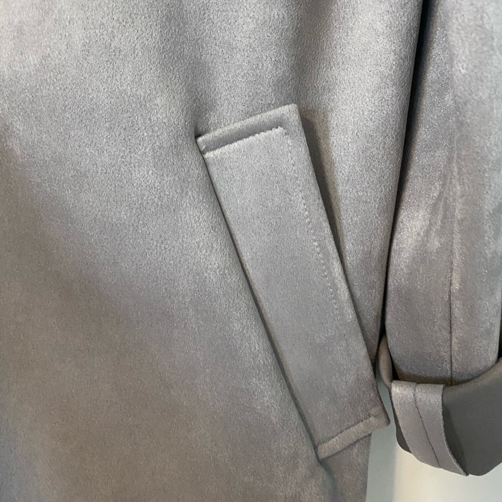 Suede Dress Coat
